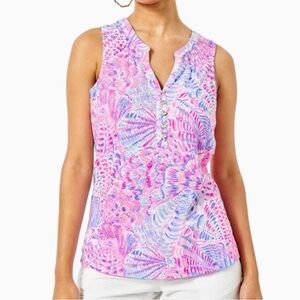 Lilly Pulitzer Essie Tank Top in Sea You Later